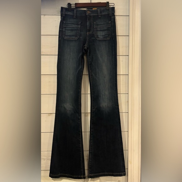 Pilcro Letterpress by Anthropology Superscript Flare Jeans Size 26 - Picture 11 of 16